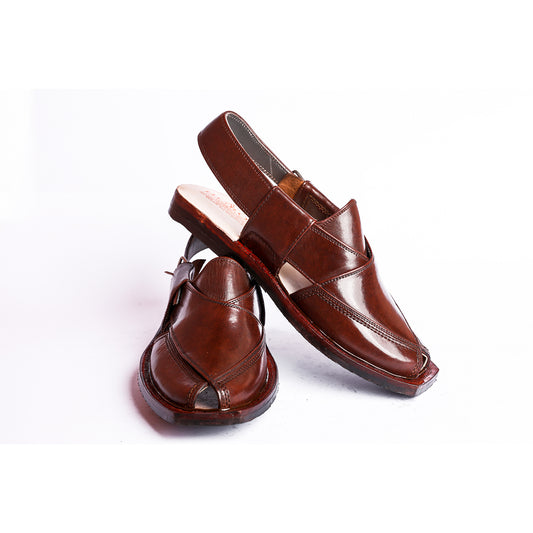 NOROZI CHAPPAL WITH SINGLE TIRE MUSTARD RED