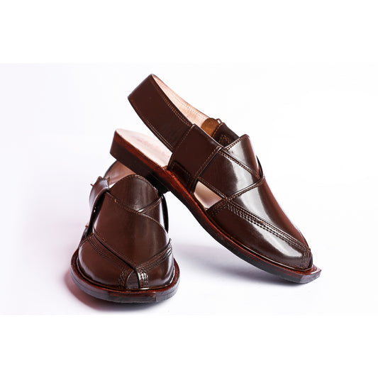 NOROZI CHAPPAL WITH SINGLE TIRE BROWN