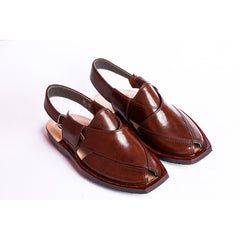 NOROZI CHAPPAL WITH SINGLE TIRE MUSTARD RED