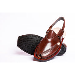 NOROZI CHAPPAL WITH SINGLE TIRE MUSTARD RED