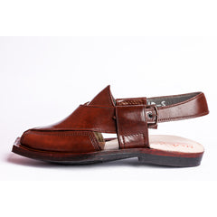 NOROZI CHAPPAL WITH SINGLE TIRE MUSTARD RED