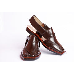 NOROZI CHAPPAL WITH SINGLE TIRE BROWN