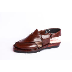 NOROZI CHAPPAL WITH DOUBLE TIRE SOLE MUSTARD RED
