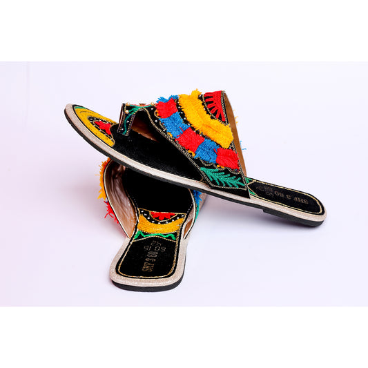 Classic Balochi Embroidered Chappal