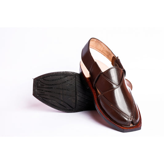 NOROZI CHAPPAL WITH SINGLE TIRE BROWN