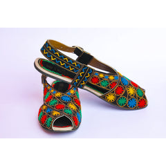 Peshawari Chappal with Embroidered work