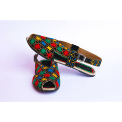 Peshawari Chappal with Embroidered work