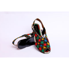 Peshawari Chappal with Embroidered work