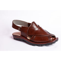 CHARSADA CHAPPAL WITH DOUBLE TIRE SOLE MUSTARD RED